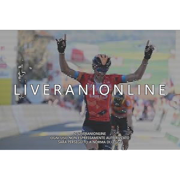 27-04-2022 Tour De Romandie; Tappa 01 La Grande Beroche - Romont; 2022, Bahrain - Victorious; Teuns, Dylan; Romont; ©SIROTTI/AGENZIA ALDO LIVERANI SAS