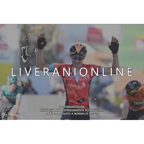 27-04-2022 Tour De Romandie; Tappa 01 La Grande Beroche - Romont; 2022, Bahrain - Victorious; Teuns, Dylan; Romont; ©SIROTTI/AGENZIA ALDO LIVERANI SAS