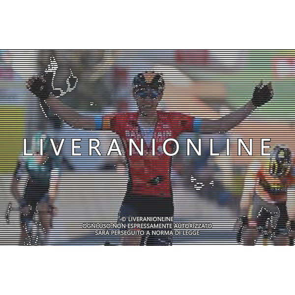 27-04-2022 Tour De Romandie; Tappa 01 La Grande Beroche - Romont; 2022, Bahrain - Victorious; Teuns, Dylan; Romont; ©SIROTTI/AGENZIA ALDO LIVERANI SAS