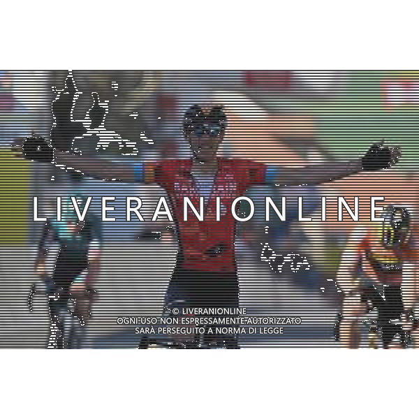 27-04-2022 Tour De Romandie; Tappa 01 La Grande Beroche - Romont; 2022, Bahrain - Victorious; Teuns, Dylan; Romont; ©SIROTTI/AGENZIA ALDO LIVERANI SAS