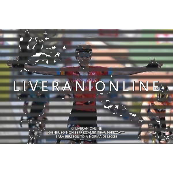 27-04-2022 Tour De Romandie; Tappa 01 La Grande Beroche - Romont; 2022, Bahrain - Victorious; Teuns, Dylan; Romont; ©SIROTTI/AGENZIA ALDO LIVERANI SAS