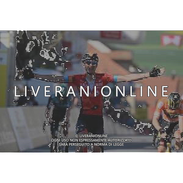 27-04-2022 Tour De Romandie; Tappa 01 La Grande Beroche - Romont; 2022, Bahrain - Victorious; Teuns, Dylan; Romont; ©SIROTTI/AGENZIA ALDO LIVERANI SAS