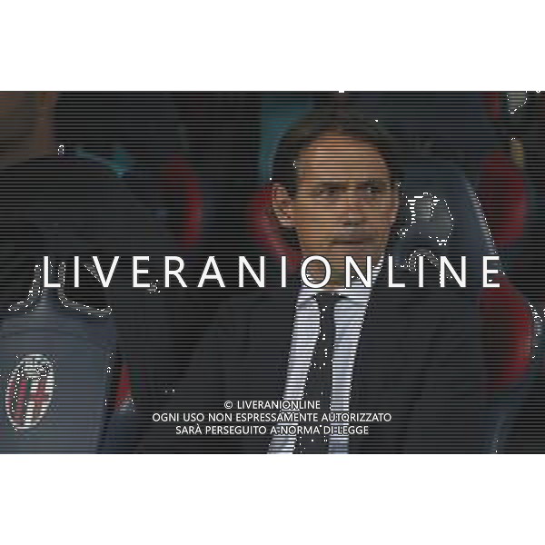 Bologna - Inter Campionato di Calcio Serie A TIM 27/04/2022 nella foto: Mister Inzaghi Simone (f.c.Internazionale) ©Claudio Zamagni/Agenzia Aldo Liverani during Italian Serie A soccer match between BOLOGNA F.C. and INTERNAZIONALE F.C. at Renato Dall\'Ara Stadium on April 27 2022 photo credit by Claudio Zamagni/Aldo Liverani Photo Agency/AGENZIA ALDO LIVERANI SAS