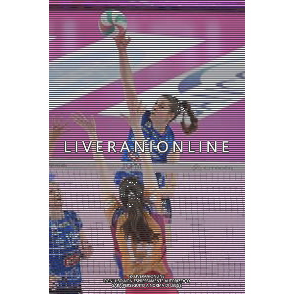 ¬© TVRG Cristina Chirichella (AGIL Volley Novara) AGIL Volley Igor Gorgonzola Novara vs Vero Volley Monza Novara 27-04-2022 Pala Igor Gorgonzola campionato femminile Serie A1 gara 3 semifinale playoff foto Roberto Garavaglia/ag. Aldo Liverani sas/AGENZIA ALDO LIVERANI SAS
