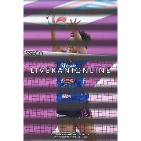 © TVRG Haleigh Washington (AGIL Volley Novara) AGIL Volley Igor Gorgonzola Novara vs Vero Volley Monza Novara 27-04-2022 Pala Igor Gorgonzola campionato femminile Serie A1 gara 3 semifinale playoff foto Roberto Garavaglia/ag. Aldo Liverani sas/AGENZIA ALDO LIVERANI SAS