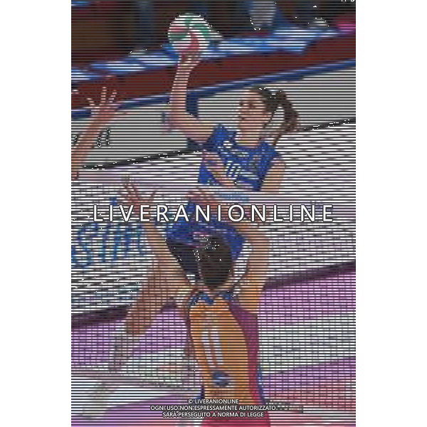 © TVRG Cristina Chirichella (AGIL Volley Novara) AGIL Volley Igor Gorgonzola Novara vs Vero Volley Monza Novara 27-04-2022 Pala Igor Gorgonzola campionato femminile Serie A1 gara 3 semifinale playoff foto Roberto Garavaglia/ag. Aldo Liverani sas/AGENZIA ALDO LIVERANI SAS