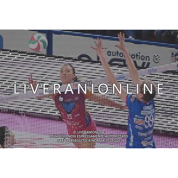 ¬© TVRG Jordan Larson (Vero Volley Monza) AGIL Volley Igor Gorgonzola Novara vs Vero Volley Monza Novara 27-04-2022 Pala Igor Gorgonzola campionato femminile Serie A1 gara 3 semifinale playoff foto Roberto Garavaglia/ag. Aldo Liverani sas/AGENZIA ALDO LIVERANI SAS