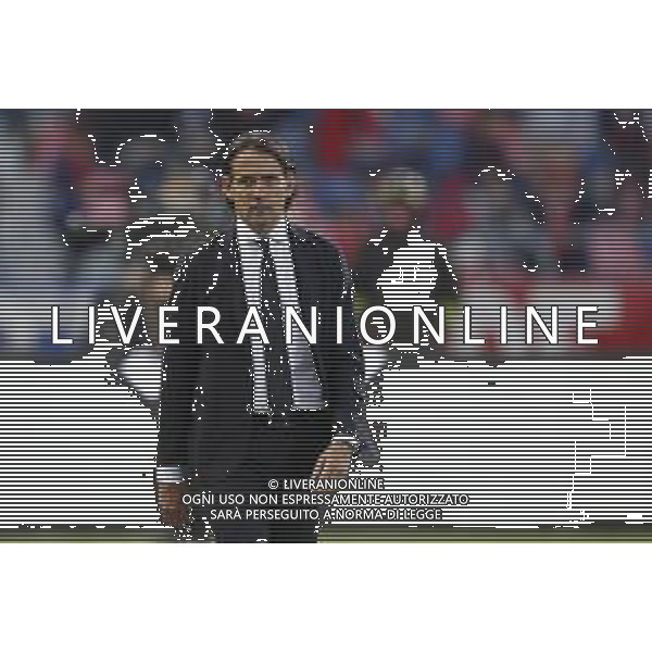 Bologna - Inter Campionato di Calcio Serie A TIM 27/04/2022 nella foto: Mister Inzaghi Simone (f.c.Internazionale) ©Claudio Zamagni/Agenzia Aldo Liverani during Italian Serie A soccer match between BOLOGNA F.C. and INTERNAZIONALE F.C. at Renato Dall\'Ara Stadium on April 27 2022 photo credit by Claudio Zamagni/Aldo Liverani Photo Agency/AGENZIA ALDO LIVERANI SAS