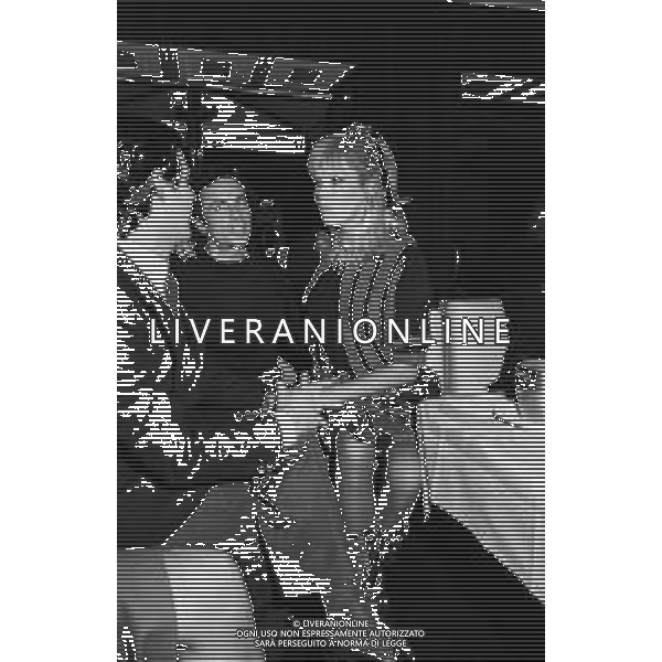 RETROSPETTIVA AMANDA LEAR ATTRICE E CANTANTE NELLA FOTO CON IL MARITO ALAIN-PHILIPPE MALAGNAC d\'ARGENS de VILLELE ©Archivio Giovanni Liverani/AGENZIA ALDO LIVERANI SAS