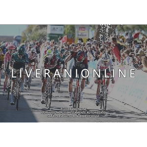 28-04-2022 Tour De Romandie; Tappa 02 Echallens - Echallens; 2022, Ineos - Grenadiers; 2022, Trek - Segafredo; 2022, Uae Emirates; 2022, Astana - Qazaqstan; Hayter, Ethan; Aberastuiri, Jon; Gaviria Rendon, Fernando; Vlasov, Aleksandr; Echallens; ©SIROTTI/AGENZIA ALDO LIVERANI SAS