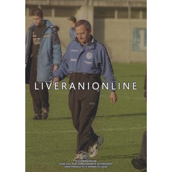 1999-2000 ALBINO LEFFE CALCIO NELLA FOTO OSCAR PIANTONI ALLENATORE ALBINO LEFFE CALCIO AG ALDO LIVERANI SAS