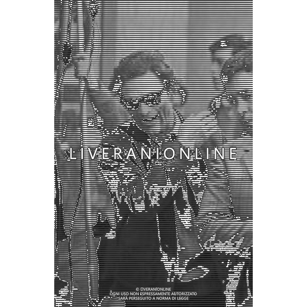 RETROSPETTIVA PIER PAOLO PASOLINI REGISTA NELLA FOTO SUL SET DURANTE LE RIPRESE DEL FILM \'TEOREMA\', A ROMA NEL 1968 ©Archivio Giovanni Liverani/AG ALDO LIVERANI SAS