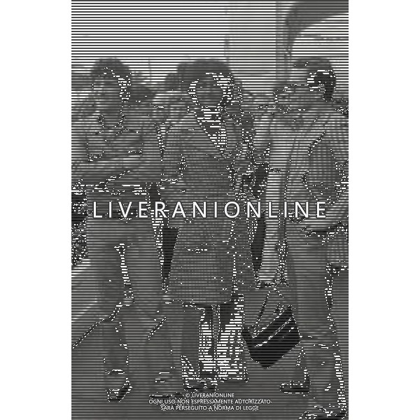 RETROSPETTIVA PIER PAOLO PASOLINI REGISTA NELLA FOTO CON NINETTO DAVOLI ED INES PELLEGRINI AL FESTIVAL DI CANNES NEL 1974 ©Archivio Giovanni Liverani/AG ALDO LIVERANI SAS