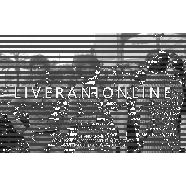 RETROSPETTIVA PIER PAOLO PASOLINI REGISTA NELLA FOTO CON NINETTO DAVOLI ED INES PELLEGRINI AL FESTIVAL DI CANNES NEL 1974 ©Archivio Giovanni Liverani/AG ALDO LIVERANI SAS