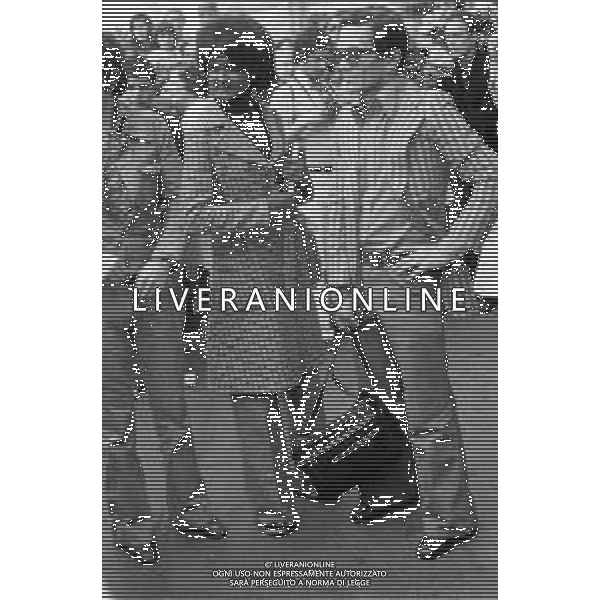 RETROSPETTIVA PIER PAOLO PASOLINI REGISTA NELLA FOTO CON NINETTO DAVOLI ED INES PELLEGRINI AL FESTIVAL DI CANNES NEL 1974 ©Archivio Giovanni Liverani/AG ALDO LIVERANI SAS