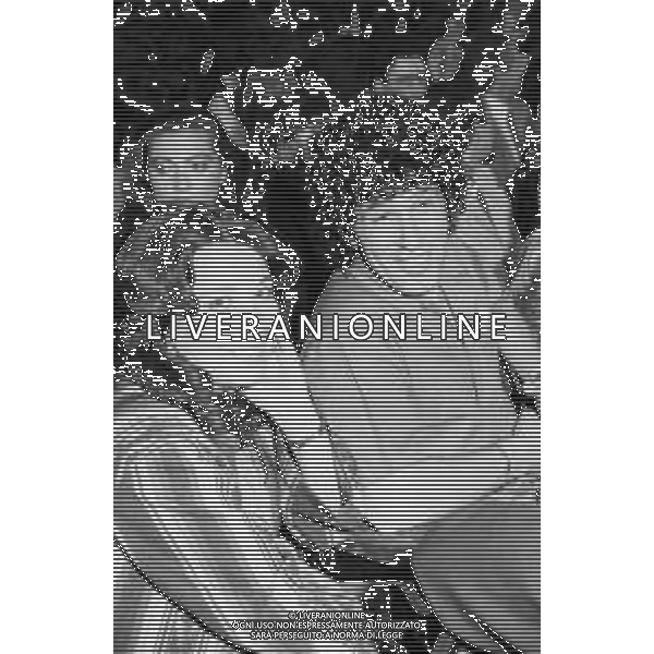 RETROSPETTIVA NINETTO DAVOLI ATTORE NELLA FOTO CON LA MOGLIE PATRIZIA A ROMA NEL 1983 ©Archivio Giovanni Liverani/AG ALDO LIVERANI SAS