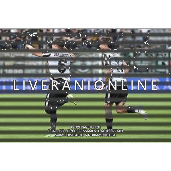 ¬© TVRG esultanza Ascoli dopo il gol dell\'1 a 0 Federico Baschirotto Cremonese vs Ascoli Cremona 30-04-2022 Stadio Giovanni Zini Campionato Serie BKT - 37a giornata foto Roberto Garavaglia/ag. Aldo Liverani sas/AGENZIA ALDO LIVERANI SAS