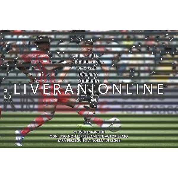 ¬© TVRG Dario Saric (Ascoli) occasione da gol per il possibile 2 a 0 Cremonese vs Ascoli Cremona 30-04-2022 Stadio Giovanni Zini Campionato Serie BKT - 37a giornata foto Roberto Garavaglia/ag. Aldo Liverani sas/AGENZIA ALDO LIVERANI SAS