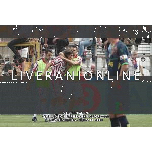 VICENZA - LECCE CAMPIONATO CALCIO SERIE BKT 30.04.2022 NELLA FOTO ESULTANZA DOPO IL GOL DELLA VITTORIA DI FILIPPO RANOCCHIA AGENZIA ALDO LIVERANI SAS