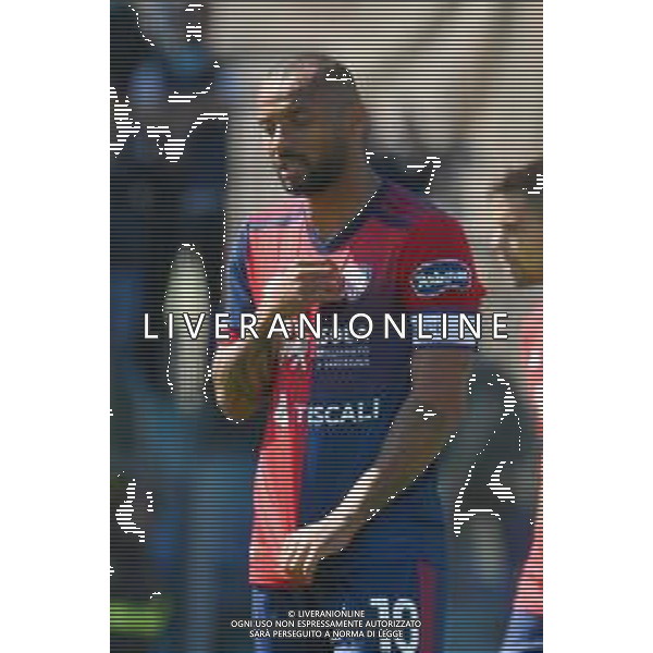 30-4-2022. Cagliari Calcio-Hellas Verona F.C., 35° giornata Serie A 2021/2022. Italia, Sardegna, Cagliari, stadio Unipol Domus. Salvatore Moi/Aldo Liverani s.a.s.. Nella foto: Esultanza dopo Gol Joao Pedro Cagliari ©MOI/AGENZIA ALDO LIVERANI SAS