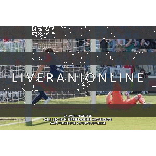 30-4-2022. Cagliari Calcio-Hellas Verona F.C., 35° giornata Serie A 2021/2022. Italia, Sardegna, Cagliari, stadio Unipol Domus. Salvatore Moi/Aldo Liverani s.a.s.. Nella foto: Gol Joao Pedro Cagliari ©MOI/AGENZIA ALDO LIVERANI SAS