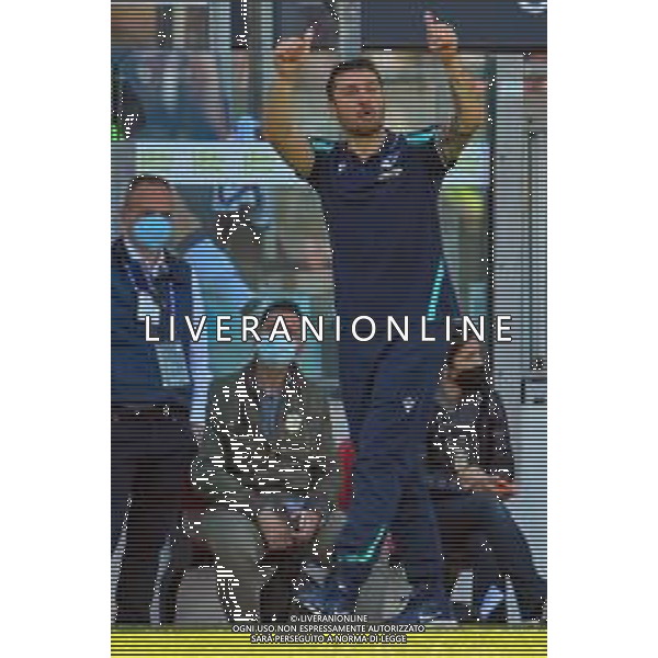 30-4-2022. Cagliari Calcio-Hellas Verona F.C., 35° giornata Serie A 2021/2022. Italia, Sardegna, Cagliari, stadio Unipol Domus. Salvatore Moi/Aldo Liverani s.a.s.. Nella foto: Salvatore Bocchetti vice allenatore Verona Igor Tudor squalificato ©MOI/AGENZIA ALDO LIVERANI SAS