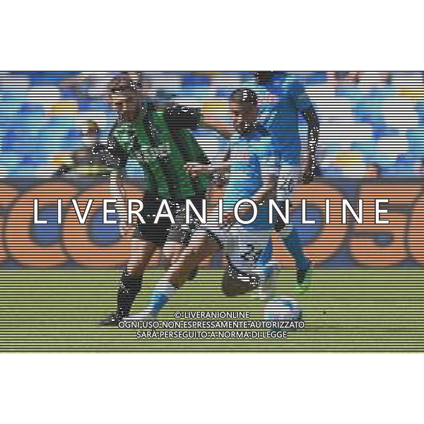 Lorenzo Insigne ( SSC Napoli) and Domenico Berardi (US Sassuolo) They compete for the ball - NAPOLI - SASSUOLO CAMPIONATO CALCIO SERIE A TIM 30.04.2022 ©Agostino Gemito/LMedia/AGENZIA ALDO LIVERANI SAS