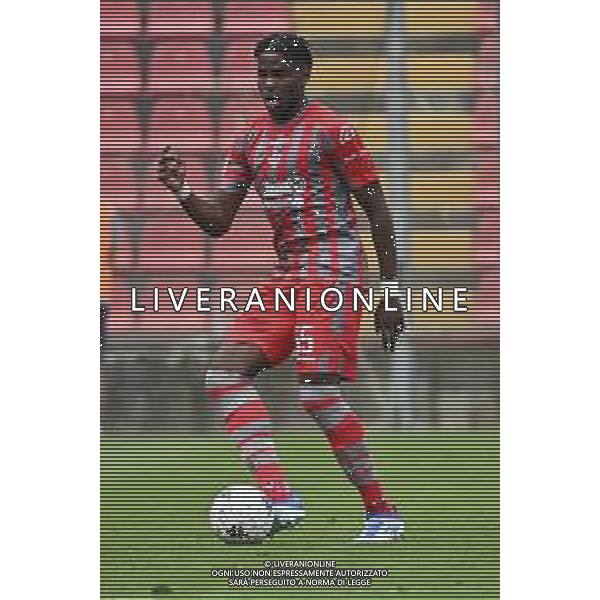 ¬© TVRG Caleb Okoli (Cremonese) Cremonese vs Ascoli Cremona 30-04-2022 Stadio Giovanni Zini Campionato Serie BKT - 37a giornata foto Roberto Garavaglia/ag. Aldo Liverani sas/AGENZIA ALDO LIVERANI SAS