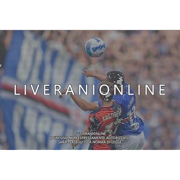Danilo Vigo/LMedia - UC Sampdoria vs Genoa CFC - italian soccer Serie A match 2021/2022 April 30 2022 - Luigi Ferraris stadium Genova, Italy UC Sampdoria vs Genoa CFC Photo showing: Morten Wetche Frendrup (Genoa) - Abdelhamid Sabiri (Sampdoria) @Danilo Vigo/LiveMedia /AGENZIA ALDO LIVERANI SAS