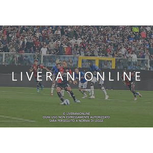 Danilo Vigo/LMedia - UC Sampdoria vs Genoa CFC - italian soccer Serie A match 2021/2022 April 30 2022 - Luigi Ferraris stadium Genova, Italy UC Sampdoria vs Genoa CFC Photo showing: Emil Mulyadi Audero ; (Sampdoria) neutralizes the penalty kick Domenico Criscito (Genoa) - parata rigore @Danilo Vigo/LiveMedia /AGENZIA ALDO LIVERANI SAS