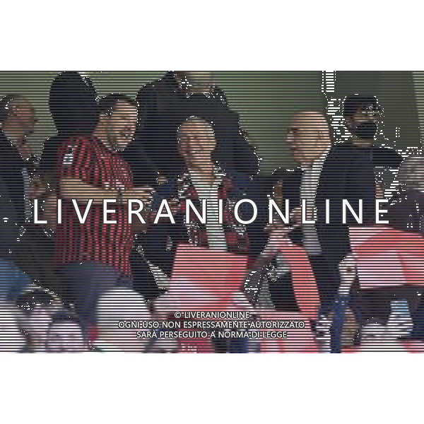 Matteo Salvini SX e Adriano Galliani DX in tribuna Milan vs Fiorentina Milano 01-05-2022 Stadio Giuseppe Meazza - San Siro Campionato Serie A TIM - 35a giornata foto Roberto Garavaglia/ag. Aldo Liverani sas/AGENZIA ALDO LIVERANI SAS
