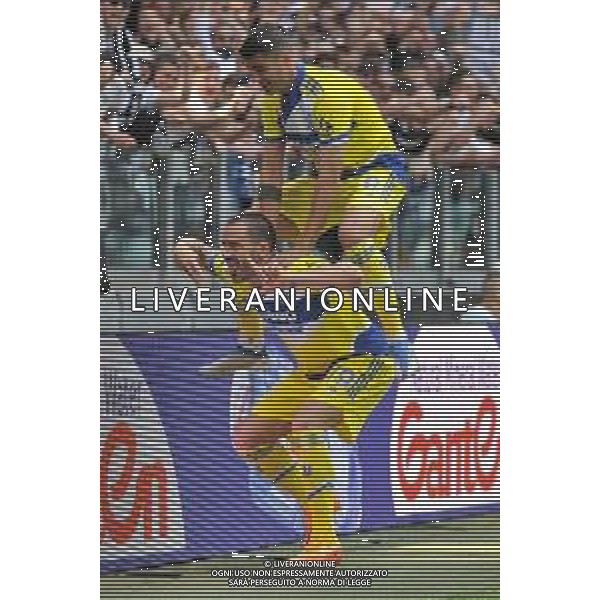 Torino 01.05.2022 Stadio Allianz Stadium ©Alessandro Falzone/Agenzia Aldo Liverani TVAF Juventus vs Genoa Serie A Tim 2021/2022 Nella foto : Esultanza gol di Leonardo Bonucci con alvaro morata ©FALZONE/AGENZIA ALDO LIVERANI SAS