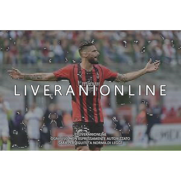 Olivier Giroud (Milan) Milan vs Fiorentina Milano 01-05-2022 Stadio Giuseppe Meazza - San Siro Campionato Serie A TIM - 35a giornata foto Roberto Garavaglia/ag. Aldo Liverani sas/AGENZIA ALDO LIVERANI SAS