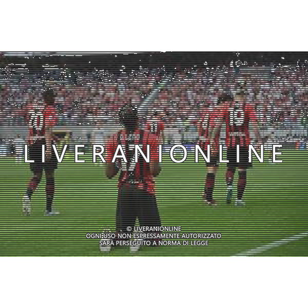 Rafael Leao (Milan) esulta dopo il gol dell\'1 a 0 Milan vs Fiorentina Milano 01-05-2022 Stadio Giuseppe Meazza - San Siro Campionato Serie A TIM - 35a giornata foto Roberto Garavaglia/ag. Aldo Liverani sas/AGENZIA ALDO LIVERANI SAS