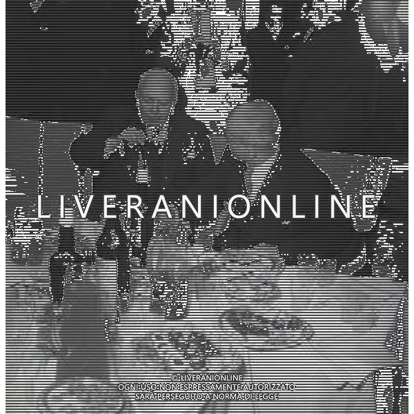 1950-1955 RICEVIMENTO QUIRINALE ROMA NELLA FOTOIL PRESIDENTE EINAUDI CON DONNA IDA-ON NITTI-ON GUIDA-ON MOLE\'-ON CINGOLANI-ON DE GASPERI-ON DE NICOLA FOTO SANDRO VESPASIANI-AG ALDO LIVERANI SAS