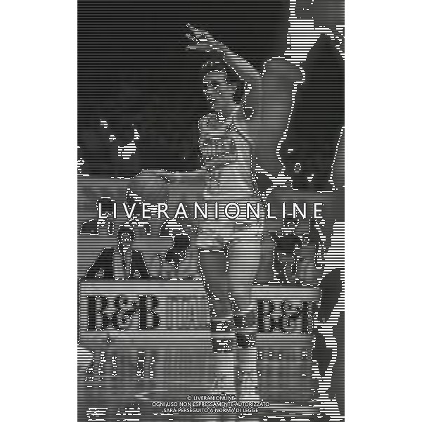 1983-1984 CANTU\' PLAY OFF CAMPIONATO DI BASKET JOLLY COLOMBANI-PERONI LIVORNO NELLA FOTO PIERLUIGI MARZORATI AG ALDO LIVERANI SAS