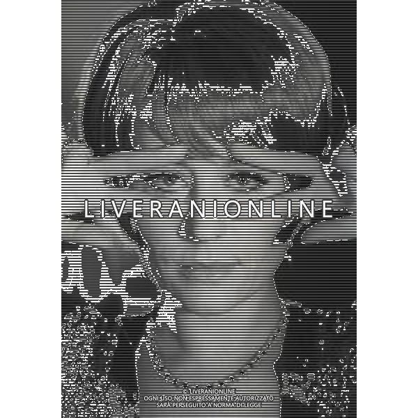 RETROSPETTIVA ANNIE GIRARDOT ATTRICE NELLA FOTO ANNIE GIRARDOT A ROMA NELL\'ANNO 1968 AG ALDO LIVERANI SAS