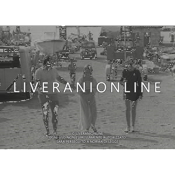 RETROSPETTIVA ANNIE GIRADOT ATTRICE NELLA FOTO ANNIE GIRARDOT CON IL MARITO RENATO SALVATORI IN SARDEGNA NELL\'ANNO 1973  AG ALDO LIVERANI SAS