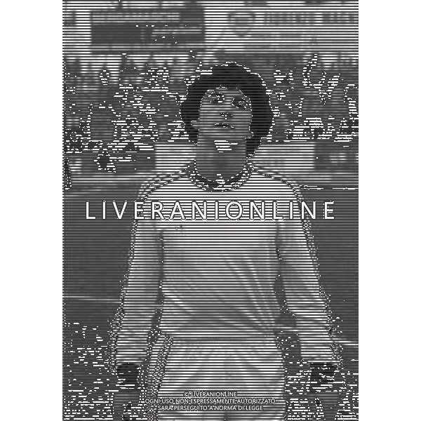 10-01-1982 MONZA CAMPIONATO DI CALCIO SERIE C MONZA-TRIESTINA 1-2 NELLA FOTO FULVIO SAINI AG ALDO LIVERANI SAS