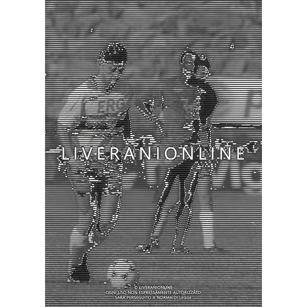 1990-1991 VAL D\'AOSTA AMICHEVOLE SAMPDORIA-CRISTAL PALACE NELLA FOTO ROBERTO MANCINI AG ALDO LIVERANI SAS