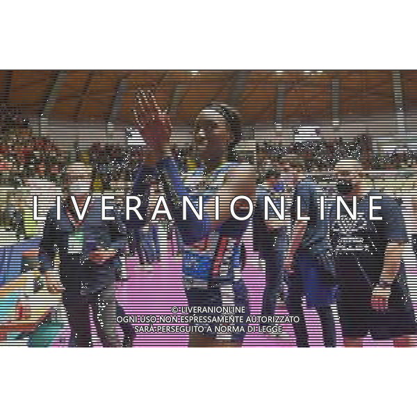 ¬© TVRG esultanza finale Paola Egonu (Imoco Volley Conegliano) Vero Volley Monza vs Prosecco DOC Imoco Volley Conegliano Monza 03-05-2022 Arena di Monza campionato femminile Serie A1 gara 2 finale playoff scudetto foto Roberto Garavaglia/ag. Aldo Liverani sas/AGENZIA ALDO LIVERANI SAS