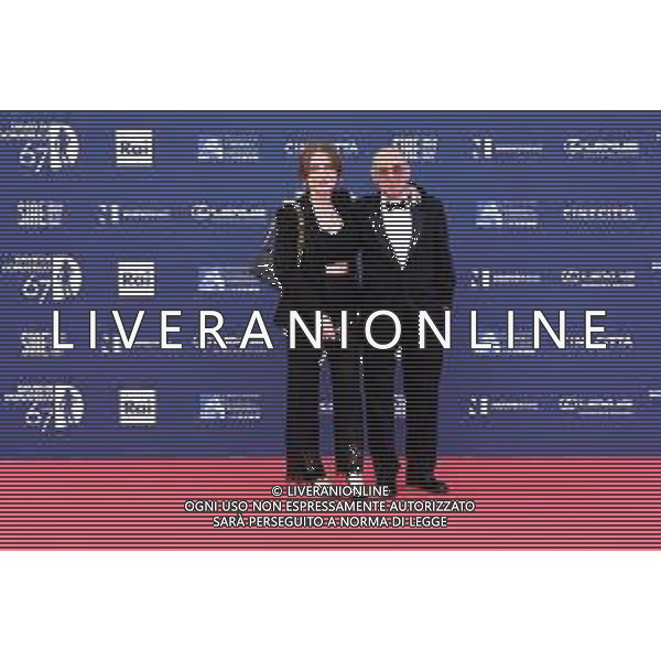 Ag. Aldo Liverani s.a.s./Massimo Landucci Roma 03/05/2022 Red Carpet David di Donatello 2022 nella foto Giuseppe Tornatore con la figlia Bianca ©Landucci Massimo/AGENZIA ALDO LIVERANI SAS
