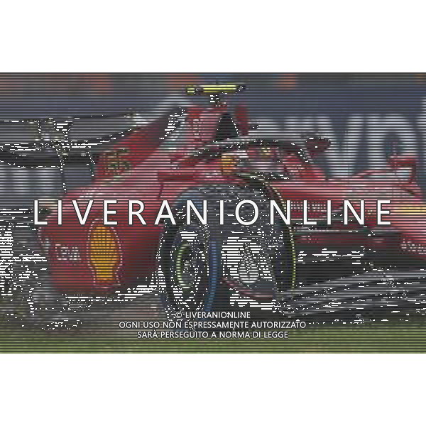 IMOLA 23/24/ 04 2022 GRAN PREMIO DI FORMULA 1 ROLEX MADE IN ITALY E DELL\'EMILIA ROMAGNA NELLA FOTO CARLOS SAINZ FERRARI ©SANNA/AGENZIA ALDO LIVERANI SAS