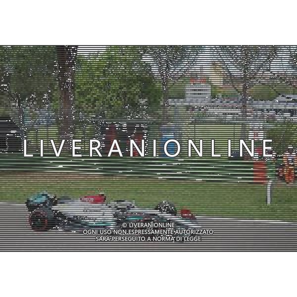 IMOLA 23/24/ 04 2022 GRAN PREMIO DI FORMULA 1 ROLEX MADE IN ITALY E DELL\'EMILIA ROMAGNA NELLA FOTO LEWIS HAMILTON MERCEDES ©SANNA/AGENZIA ALDO LIVERANI SAS