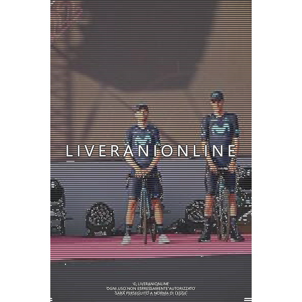 04-05-2022 Presentazione Squadre Giro D\'italia 2022; 2022, Movistar; Valverde, Alejandro; Budapest; ©SIROTTI/AGENZIA ALDO LIVERANI SAS