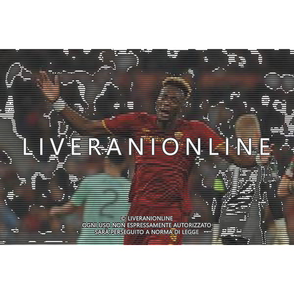 Roma vs Leicester Semifinale Conference League - Stadio Olimpico - Roma 05-05-2022 nella foto Esultanza Tammy Abraham ©Federico gaetano/AGENZIA ALDO LIVERANI SAS