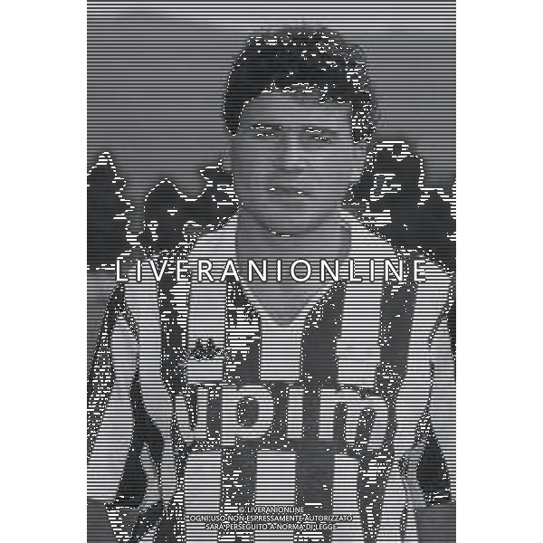 1989-1990 JUVENTUS CALCIO PIMI PIANI ROSA GIOCATORI NELLA FOTO rui barros AG ALDO LIVERANI SAS