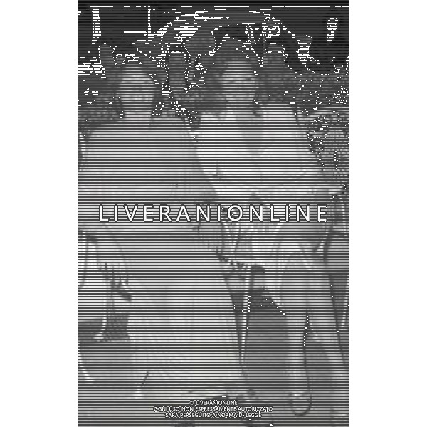 RETROSPETTIVA GLENDA JACKSON ATTRICE  NELLA FOTO GLENDA JACKSON CON FAYE DUNAWAY A CANNES IL 20-05-1976  AG ALDO LIVERANI SAS