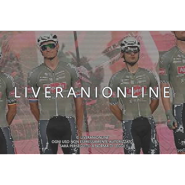 06-05-2022 Giro D\'italia; Tappa 01 Budapest - Visegrad; 2022, Alpecin - Fenix; Van Der Poel, Mathieu; Mareczko, Jakub; Budapest; ©SIROTTI/AGENZIA ALDO LIVERANI SAS