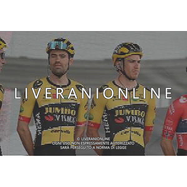 06-05-2022 Giro D\'italia; Tappa 01 Budapest - Visegrad; 2022, Jumbo - Visma; Dumoulin, Tom; Affini, Edoardo; Budapest; ©SIROTTI/AGENZIA ALDO LIVERANI SAS